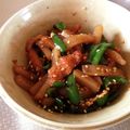 ふたろん's cooksnap of when they made こんにゃく竹輪ピーマン金平.