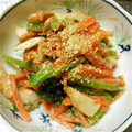 チョイコ's cooksnap of when they made 小松菜とちくわのごま和え.