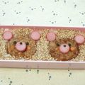 berry_a's cooksnap of when they made キャラ弁*おかず『ハンバーグでクマさん』.