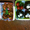 プーニー's cooksnap of when they made 親子遠足　キャラ弁　真っ黒くろすけ.