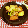 bichoku's cooksnap of when they made 大根と豚肉の炒め煮♪.