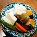 クックAER5FF☆'s cooksnap of when they made 簡単 高野豆腐の煮物&オクラの煮浸し.
