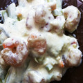 tomohan's cooksnap of when they made アスパラと海老のマヨ醤油炒め。.