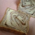 ナゾリーヌ's cooksnap of when they made ＊角食折り込みパン(チョコ控えめ)１斤＊.