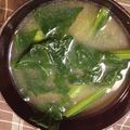 AYUMIMI.'s cooksnap of when they made ほうれん草のお味噌汁♡バター入り♡.