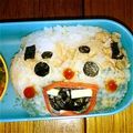 nekowahaha's cooksnap of when they made キャラ弁★ちいさいおっさん.