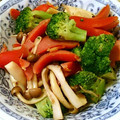 westerly's cooksnap of when they made ブロッコリーの茎とソーセージのマヨ炒め.