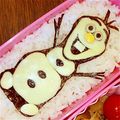 haruuou's cooksnap of when they made はい、チーズオラフ❄︎アナと雪の女王❄︎キャラ弁.