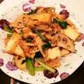 maakyon22's cooksnap of when they made 簡単♡小松菜と厚揚げ 蓮根のさっと炒め.