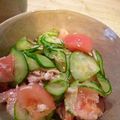 かよひこ's cooksnap of when they made トマトときゅうりのナンプラーサラダ.