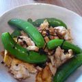 かよひこ's cooksnap of when they made スナップエンドウの塩昆布炒め.