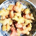 オレンジころん's cooksnap of when they made 市販の寿司酢で☆新生姜のぶつ切り甘酢漬け.