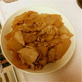 絢香mama's cooksnap of when they made 簡単！大根と豚肉の甘辛炒め.