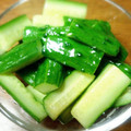 にぃもちゃん's cooksnap of when they made ゴマ香る♪きゅうりの簡単お漬物.