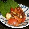 Jaye's cooksnap of when they made たことトマトのにんにく醤油マリネ.