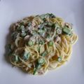 みさとりやき's cooksnap of when they made 15分でありつける！オクラ・ツナ・クリームパスタ.