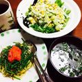 なぉちゅー's cooksnap of when they made 明太スパゲティー☆簡単！ペペロンチーノ風.