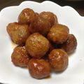 ayaakari's cooksnap of when they made お弁当にも♪肉団子のケチャップあん☆.