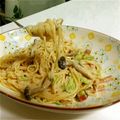 はらぺこママ♪'s cooksnap of when they made 山うにどうふのパスタ.