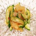 なつき☆ミ's cooksnap of when they made キュウリと大根の浅漬 梅風味.