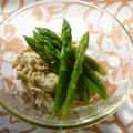 Satoco❋'s cooksnap of when they made アスパラとフワフワささ身のゴマドレサラダ.