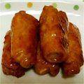 ポパイ474's cooksnap of when they made マコモダケの豚バラ巻き巻き.