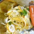 ちきakki's cooksnap of when they made 簡単おつまみ☆モヤシと竹輪の梅肉和え.