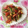 いっくんママン☆'s cooksnap of when they made 塩レモンで☆オクラとソーセージのソテー.