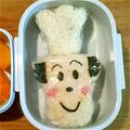 mufuron's cooksnap of when they made バタコさんのたんじょうび弁当.