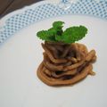 natasya1's cooksnap of when they made ヘルシー♪じゃがいもクリームのモンブラン.