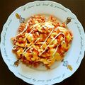 リラックマ178's cooksnap of when they made そばめしオムライス.
