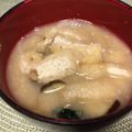 yuchinori's cooksnap of when they made 美味しい♪なすと油揚げのお味噌汁♪.