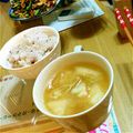 きうぴ's cooksnap of when they made 里芋と冬瓜 ミョウガの味噌汁.