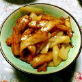 つー8508's cooksnap of when they made 蒟蒻と薩摩揚げのオイスター炒め.