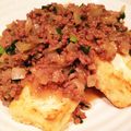 にゃにゃんと！'s cooksnap of when they made 豆腐ステーキの肉味噌かけ.