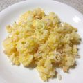 chiikoneko's cooksnap of when they made レンジで簡単10分☆ねぎ炒飯.