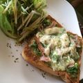 みつばちハｯﾁ♪'s cooksnap of when they made 感（＞д＜)動!山盛りねぎのマヨトースト.