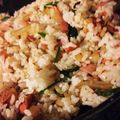 りずむってぃ's cooksnap of when they made 残り物で簡単に作れる鮭チャーハン.