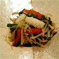 ako812's cooksnap of when they made いかとにらともやしのザーサイ炒め.