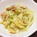 ayaakari's cooksnap of when they made 材料3つ簡単＊キャベツとツナのたまごとじ.