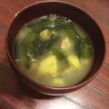 とろけい's cooksnap of when they made ◉サツマイモとワカメのごま入りスープ◉.