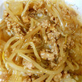 とろーるる's cooksnap of when they made ★簡単★ひき肉と大根ともやしのあんかけ丼.