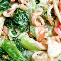 ゆりどっぐ's cooksnap of when they made 青梗菜とカニカマの胡麻マヨ和え.