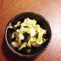necosan35's cooksnap of when they made 白菜とワカメの酢の物.