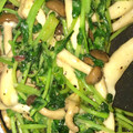 す1222's cooksnap of when they made しめじと豆苗のマヨ炒め♪.