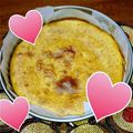 Bluria's cooksnap of when they made 超簡単　さつまいものケーキ.