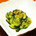 船橋亭's cooksnap of when they made 簡単 うま キュウリのゴマみそ.