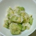 あくあ☆ぶるー's cooksnap of when they made 豆腐とアボカドのわさび醤油和え.
