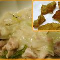 Mie（みぃ）'s cooksnap of when they made 我が家に伝わる鶏白菜。同時に鳥皮せんべい.