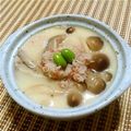 Kαi＊MαMα's cooksnap of when they made 敬老の日✿かに缶で簡単！茶碗蒸し✿.